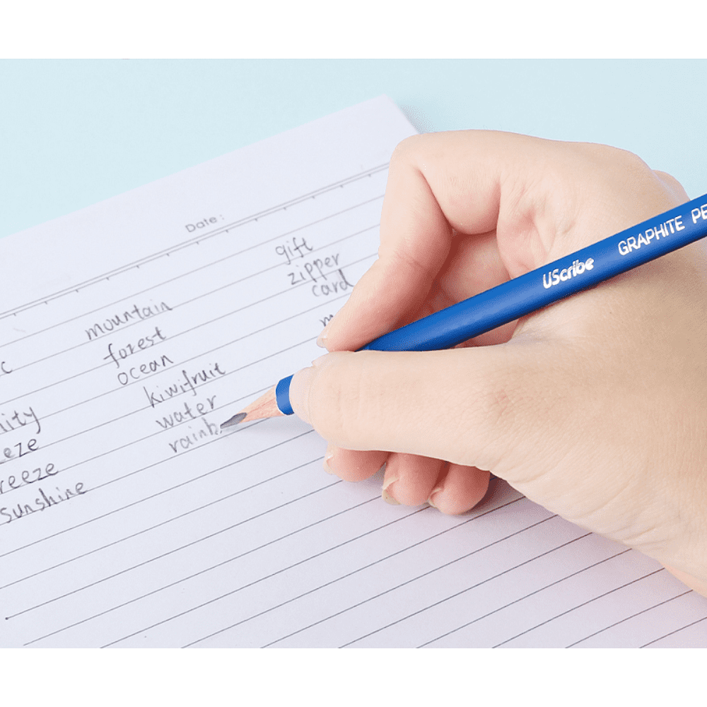 Карандаш простой "Deli Uspire", HB, синий - 2