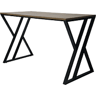 Стол письменный ALLERD GEON, черный муар, Дуб Нокс