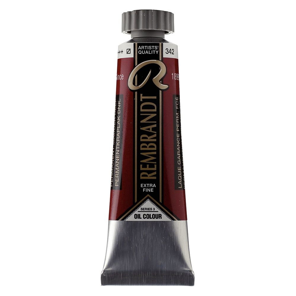 Краски масляные "Rembrandt", 342 краплак темный прочный, 15 мл, туба