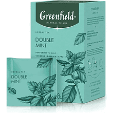 Чайный напиток "Greenfield Tisane Double Mint", 20 пакетиков x 1.8 г, с мятой