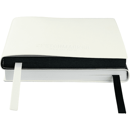 Скетчбук "Sketchmarker Black&White", 12x12 см, 120 листов, черный, белый - 3