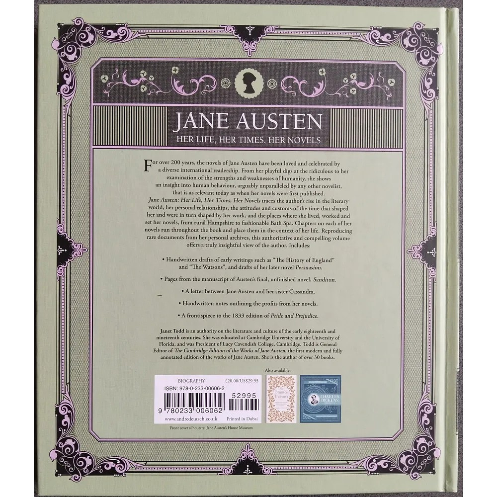 Книга на английском языке "Jane Austen, Her Life, Her Times, Her Novels", Janet Todd - 5