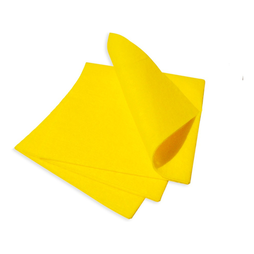 Салфетка универсальная вискозная "Azur. Домашняя", 35x30 см, желтый, 5 шт./уп. - 4