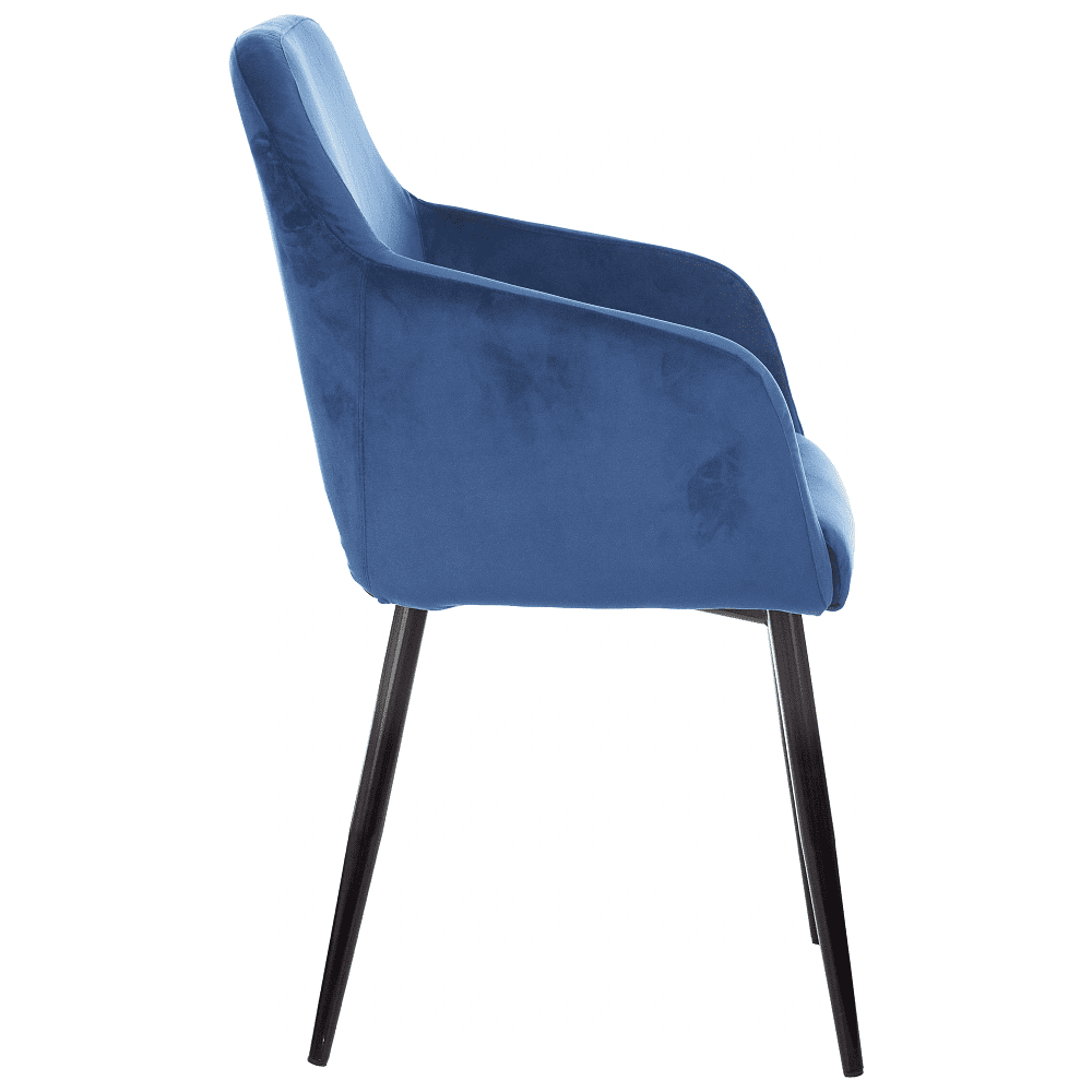 Кресло "Бюрократ CH-380F", ткань, сапфировый, каркас металл, корпус черный - 2