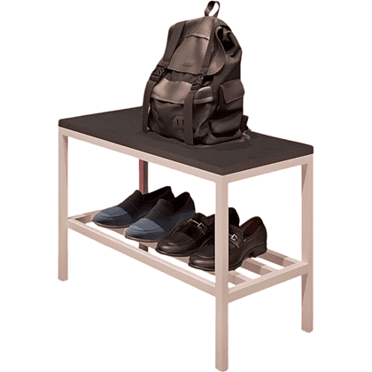 Обувница ALLERD 1 RION, белый муар, Металл Бруклин