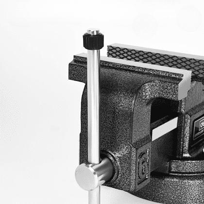 Тиски стальные Deli YS EDL2904Z, поворотные, с наковальней, 4"-100 мм - 6