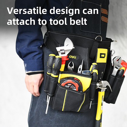 Сумка для инструмента Deli YS EDLP10, поясная, 16 карманов - 4