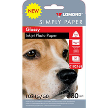 Фотобумага глянцевая для струйной печати "Lomond", A6