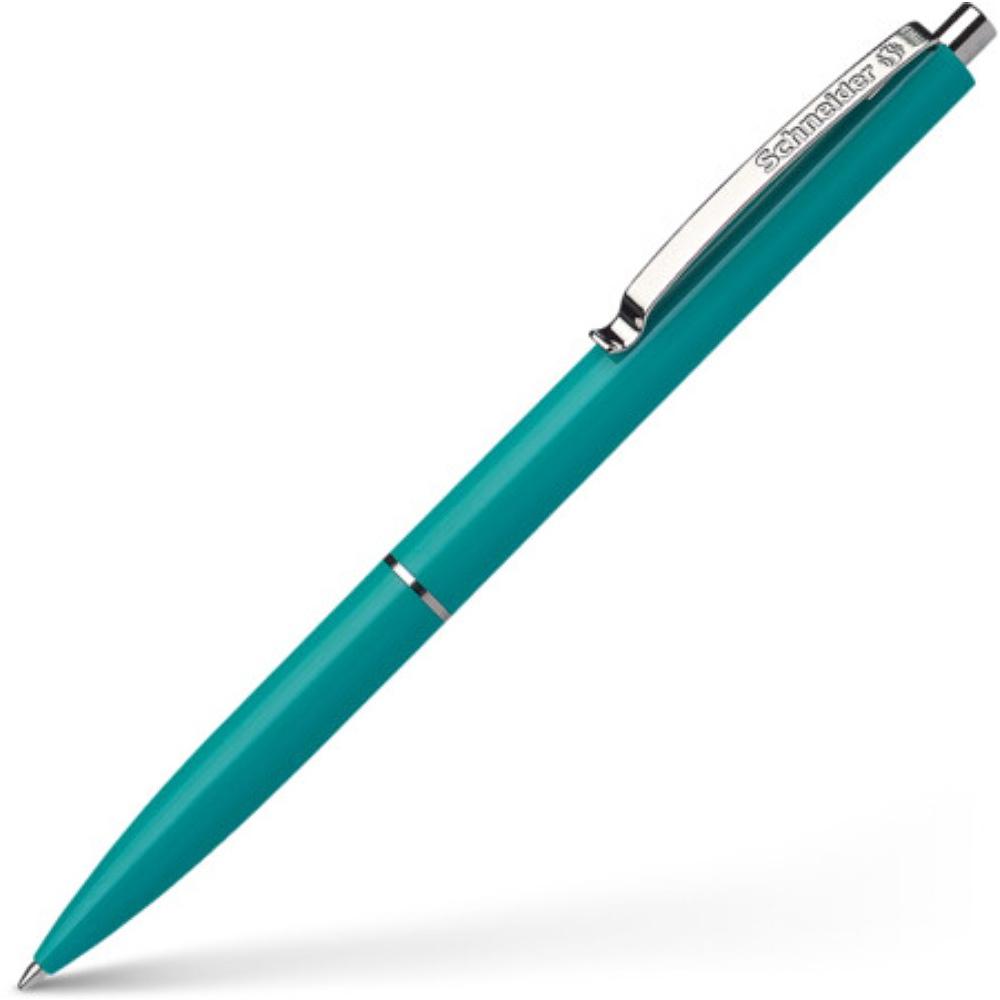Ручка шариковая автоматическая "K15", 1 мм, зеленый, стерж. синий