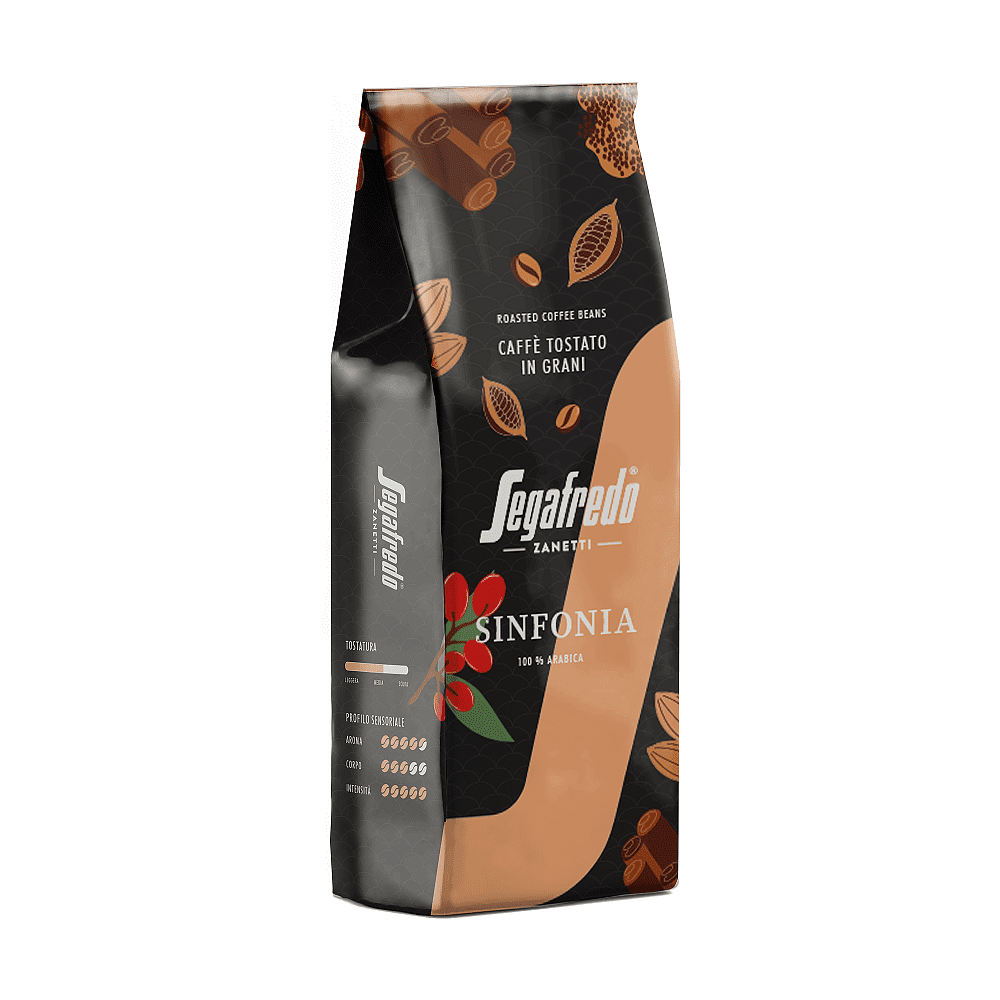 Кофе "Segafredo" 100% Arabica Sinfonia, зерновой, 1000 гр.