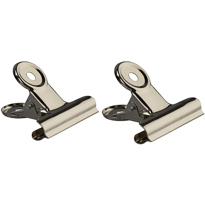 Зажим для бумаги "Сонет", 50 мм, набор 2 штуки - 3