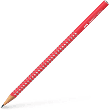Карандаш простой "Sparkle", B, красный леденец