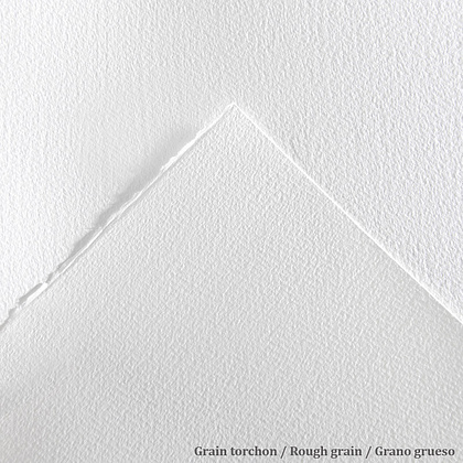 Блок-склейка бумаги для акварели "Aquarell Grain torchon", 36x50 см, 300 г/м2, 20 листов - 3