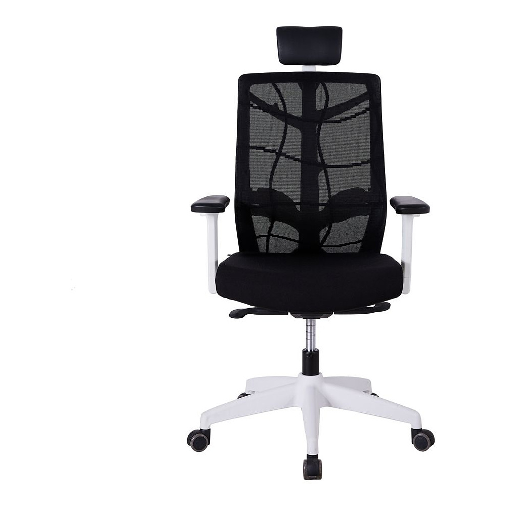 Кресло для руководителя "Nature II Slider", пластик, ткань, черный - 2
