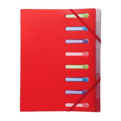 Папка на резинках "Opak", 10 мм, пластик, ассорти - 4