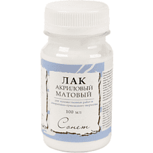 Лак акриловый матовый "Сонет", 100 мл