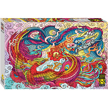 Пазл "Дракон и феникс"