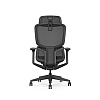 Кресло компьютерное SitZone E-JX-001А, сетка, пластик, черный - 5