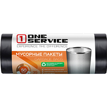 Мешки для мусора "One Service Optimum", 6 мкм, 35 л