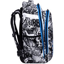 Рюкзак молодежный CoolPack "T-Rex", черный, синий