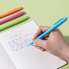 Ручка гелевая "Erasable", 0.5 мм, ассорти, стерж. синий