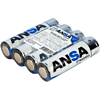 Батарейки алкалиновые ANSA Standart "R6/BL-4 (AA)", 4 шт, щелочные - 5