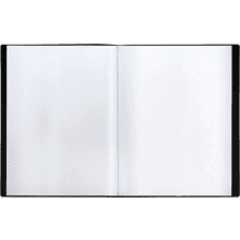 Папка с файлами "Стамм", 10 карманов, черный