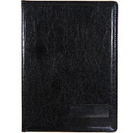 Папка на подпись, с карманом, черный