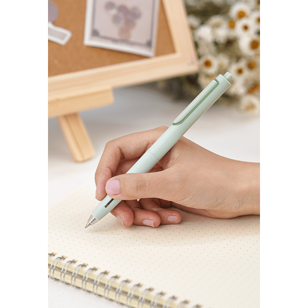 Ручка гелевая "Space Up", 0,5 мм, розовый, стерж. черный - 2