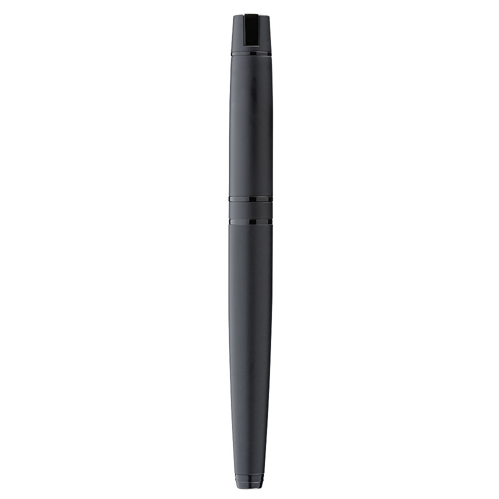 Ручка-роллер "Vip R Gum", 0.7 мм, черный, стерж. синий - 4