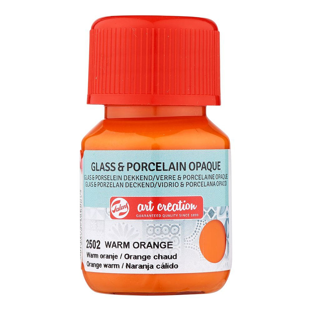 Краски декоративные "GLASS&PORCELAIN OPAQUE", 30 мл, 2502 оранжевый