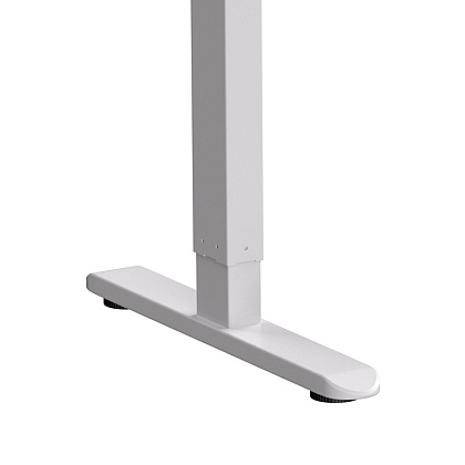 Стол с электроприводом WellDesk Basic 1200x675х18 белый/дуб стирлинг (9191460+9197777) - 7