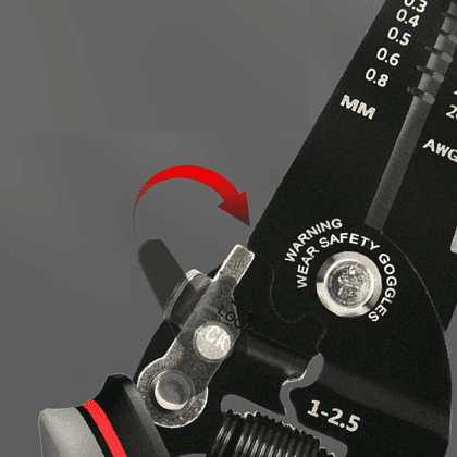 Инструмент для снятия изоляции Deli RS EDL383028, 180 мм, 0.2- 0.8 мм - 7