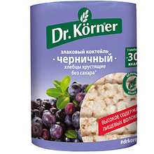 Хлебцы "Dr.Korner" со вкусом черники, 100 г