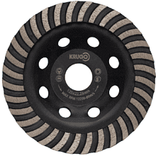 Чашка алмазная по бетону Krugo, 125x22.23 мм, турбо
