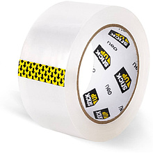 Клейкая лента упаковочная "Deli" 48х54,9 мм/м, 45 мкм, прозрачная