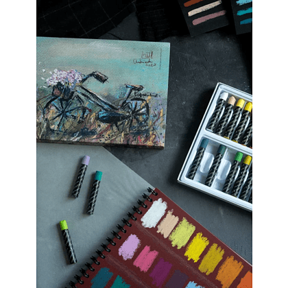 Пастель масляная "Малевичъ" профессиональная, 48 цветов - 11