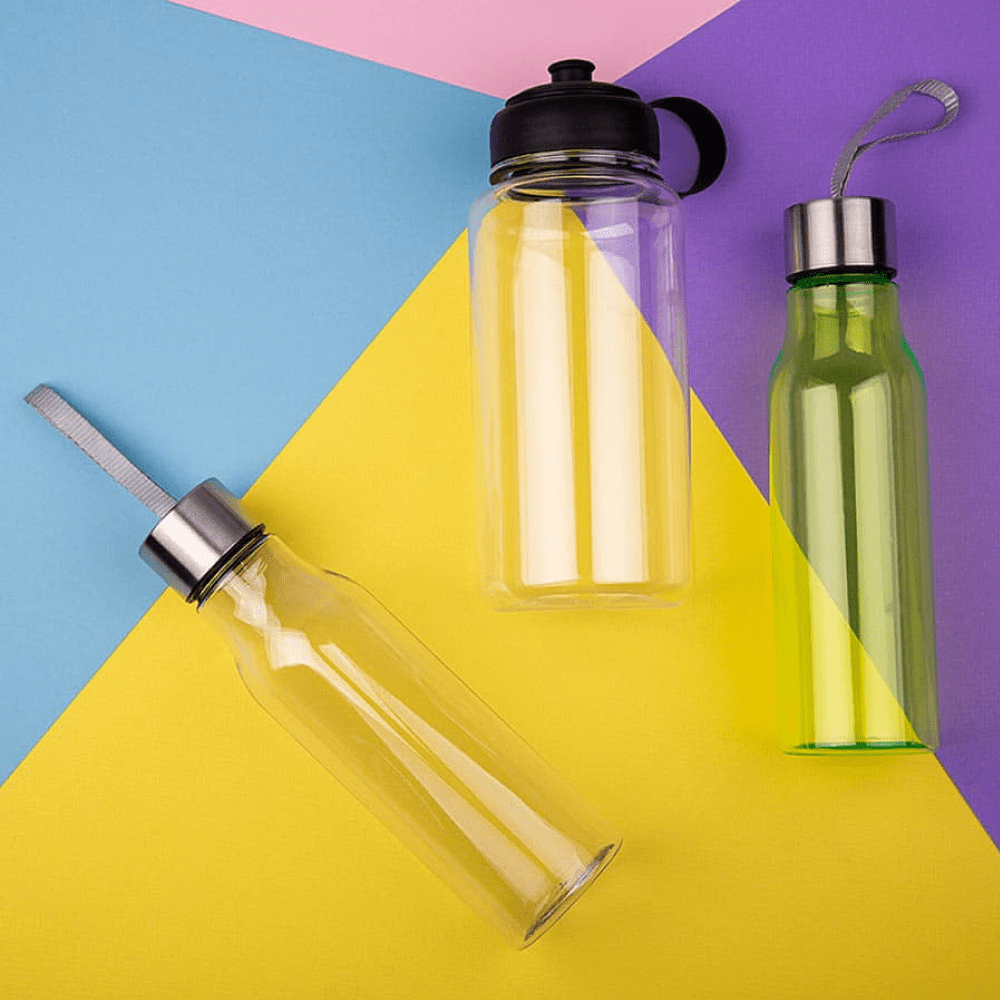 Бутылка для воды "Balance", пластик, 600 мл, синий - 4