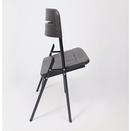 Стул складной, пластик, темно-серый - 17