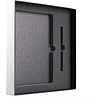 Коробка под ежедневник и ручку, 25x25x3.5 cм, с ложементом, черный - 2
