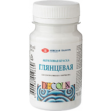 Краска акриловая глянцевая "Декола", 100 мл