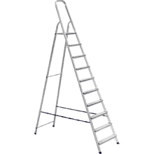 Стремянка алюминиевая бытовая "Алюмет" Ам710