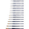 Кисть для рисования "Tintoretto Bronze", синтетика, круглая, №5/0 - 2