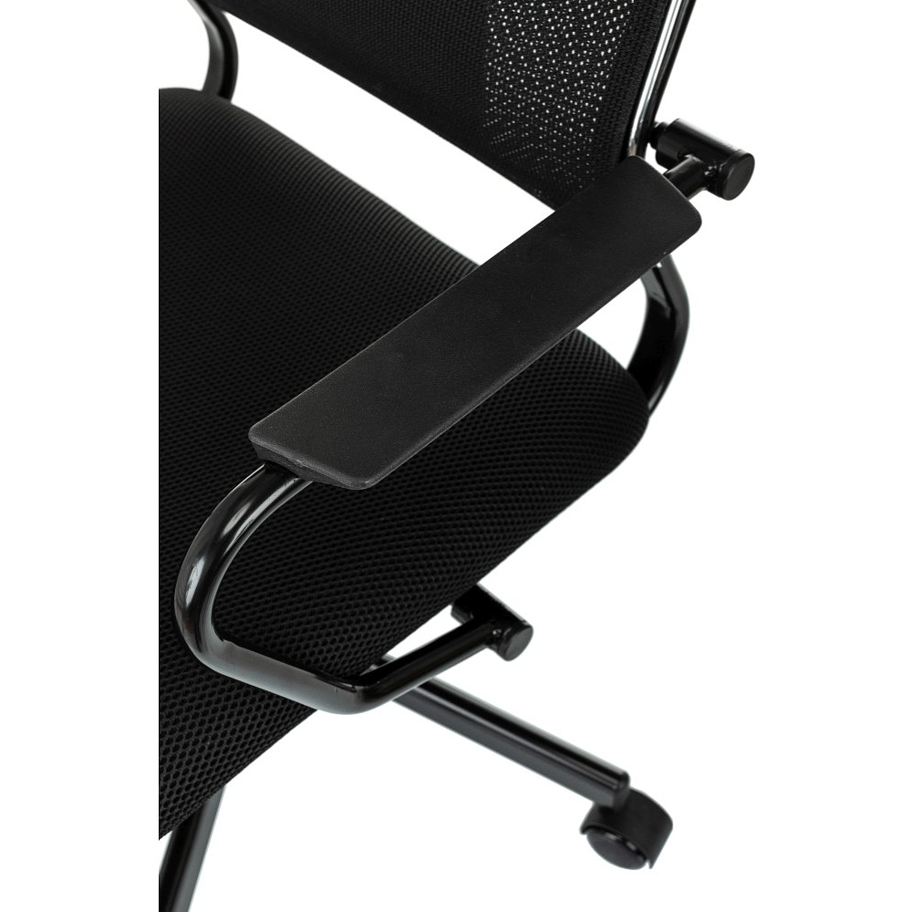 Компьютерное кресло Бюрократ CH Balance, сетка, ткань, черный, металл, черный - 6