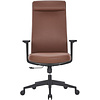 Кресло компьютерное SitZone CH-366A, натуральная кожа, алюминий, коричневый - 2