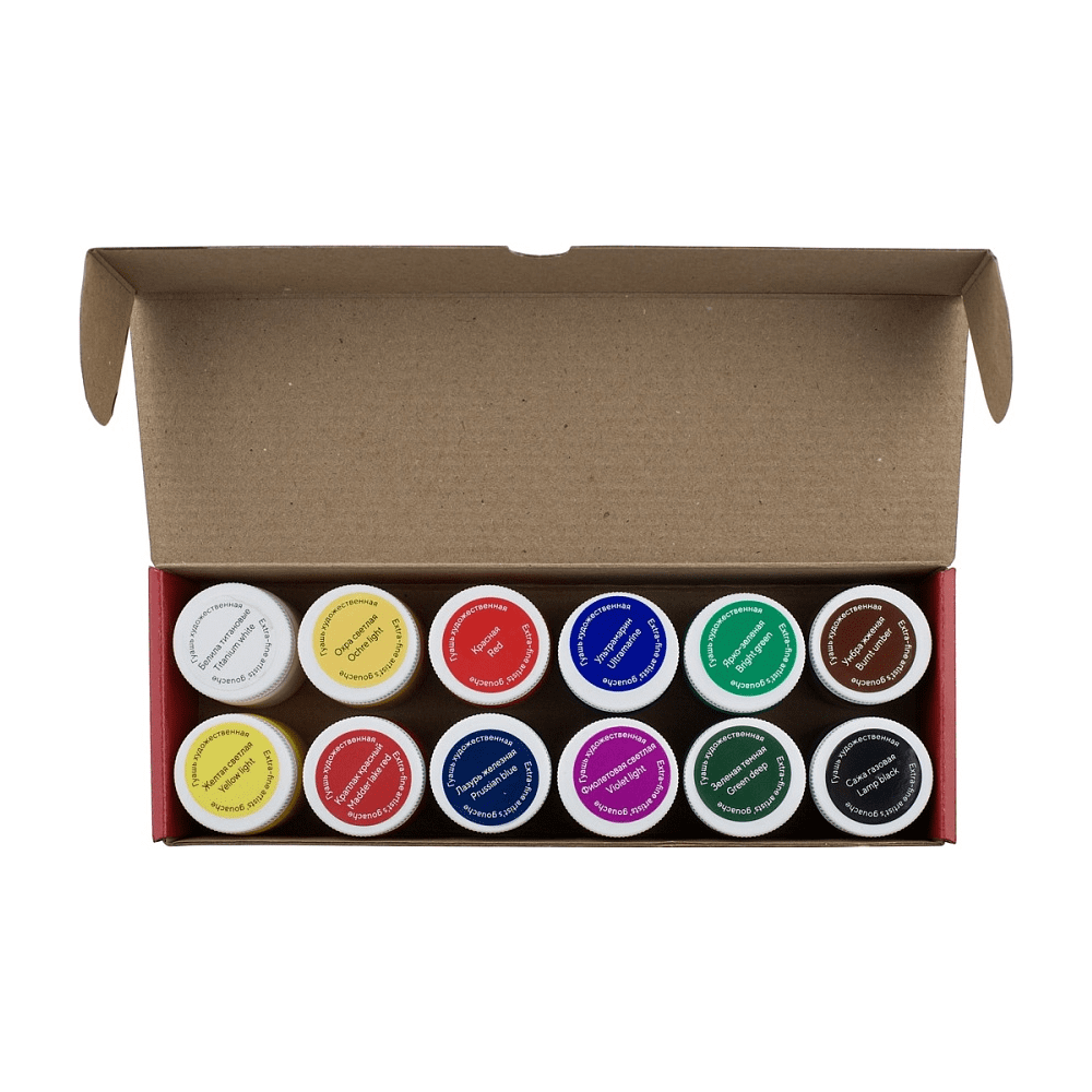 Набор гуаши "Мастер-класс", 12 цветов - 3