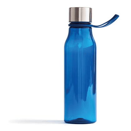 Бутылка для воды "Lean", 600 мл, темно-синий, серебристый