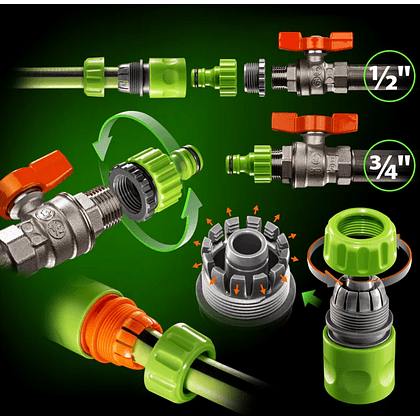 Комплект поливочный Amigo Grande 79234, 1/2", 6 функций - 6