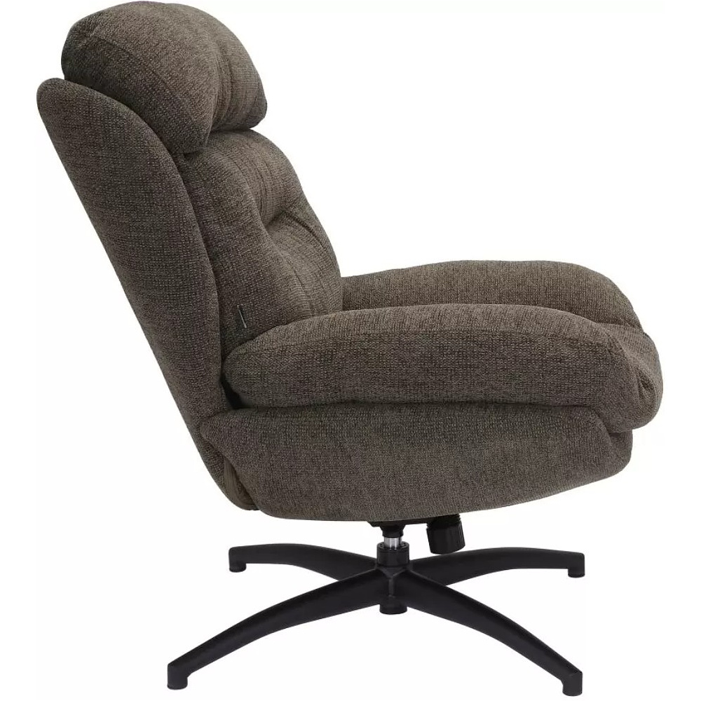 Кресло мягкое EVERPROF Kiwi, ткань, темно-коричневый - 5