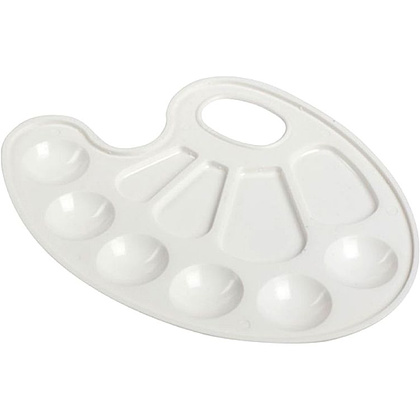 Палитра овальная "Цветик"